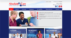 Desktop Screenshot of absolutecarestaffing.net